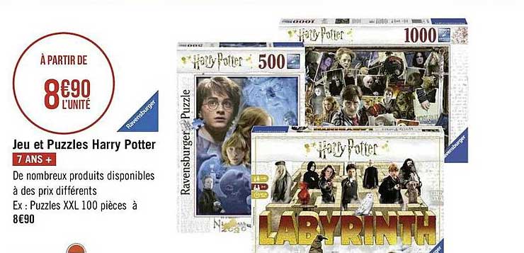 jeu et puzzles harry potter ravensburger