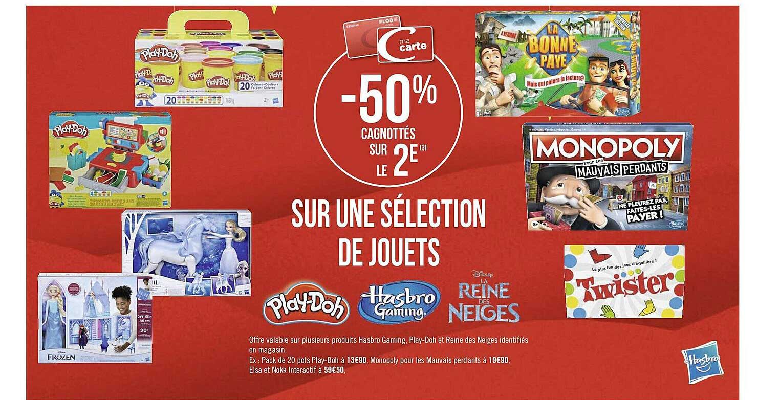jouets play-doh, hasbro gaming, disney la reine des neiges
