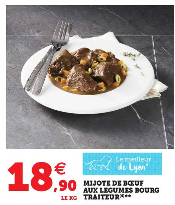 mijoté de bœuf aux légumes bourg traiteur