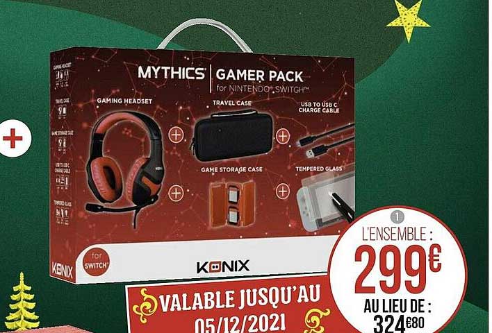 mythics gamer pack konix