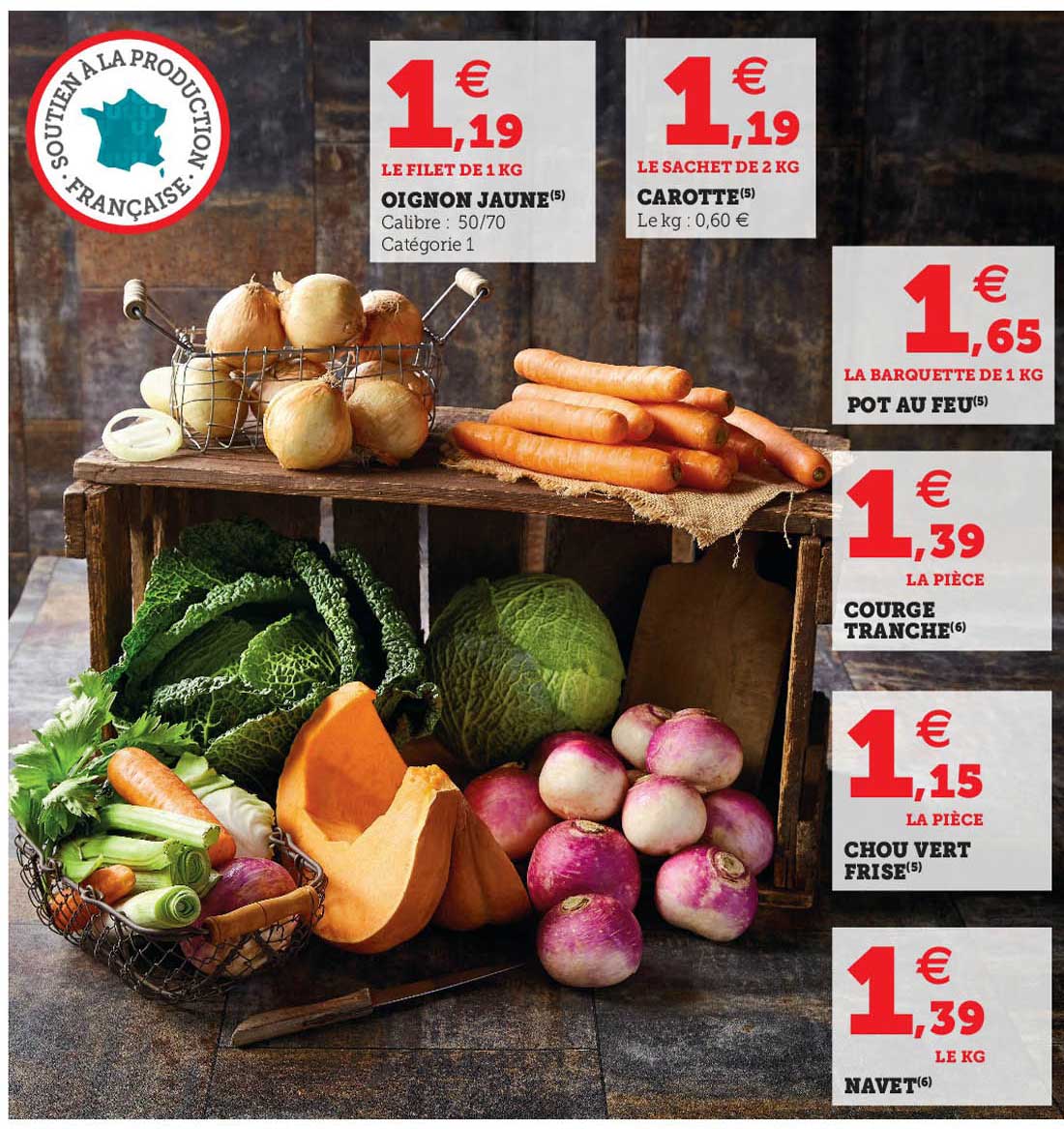 oignon jaune, carotte, pot au feu, courge tranche, chou vert frisé, navet