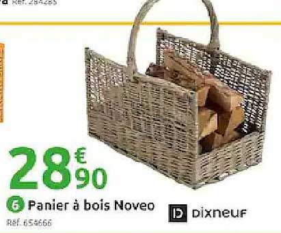 panier à bois noveo dixneuf