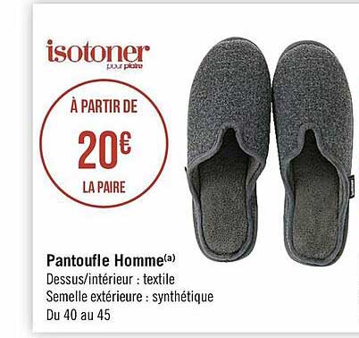 pantoufle homme