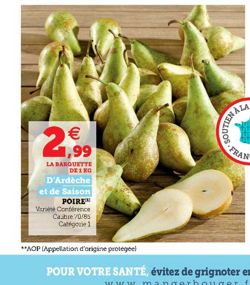 poire d'ardèche et de saison
