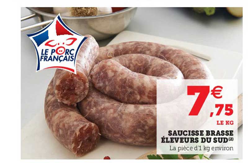 saucisse brassé éleveurs du sud