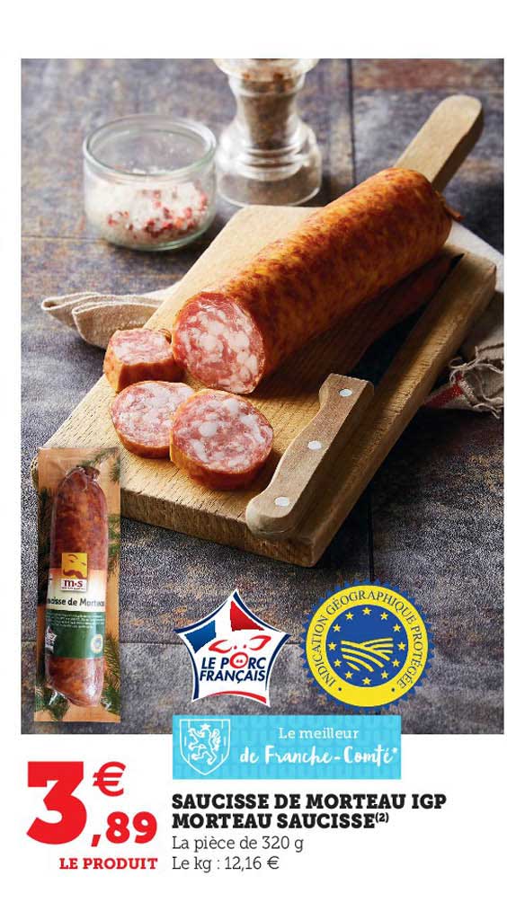 Saucisse De Morteau Igp Morteau Saucisse