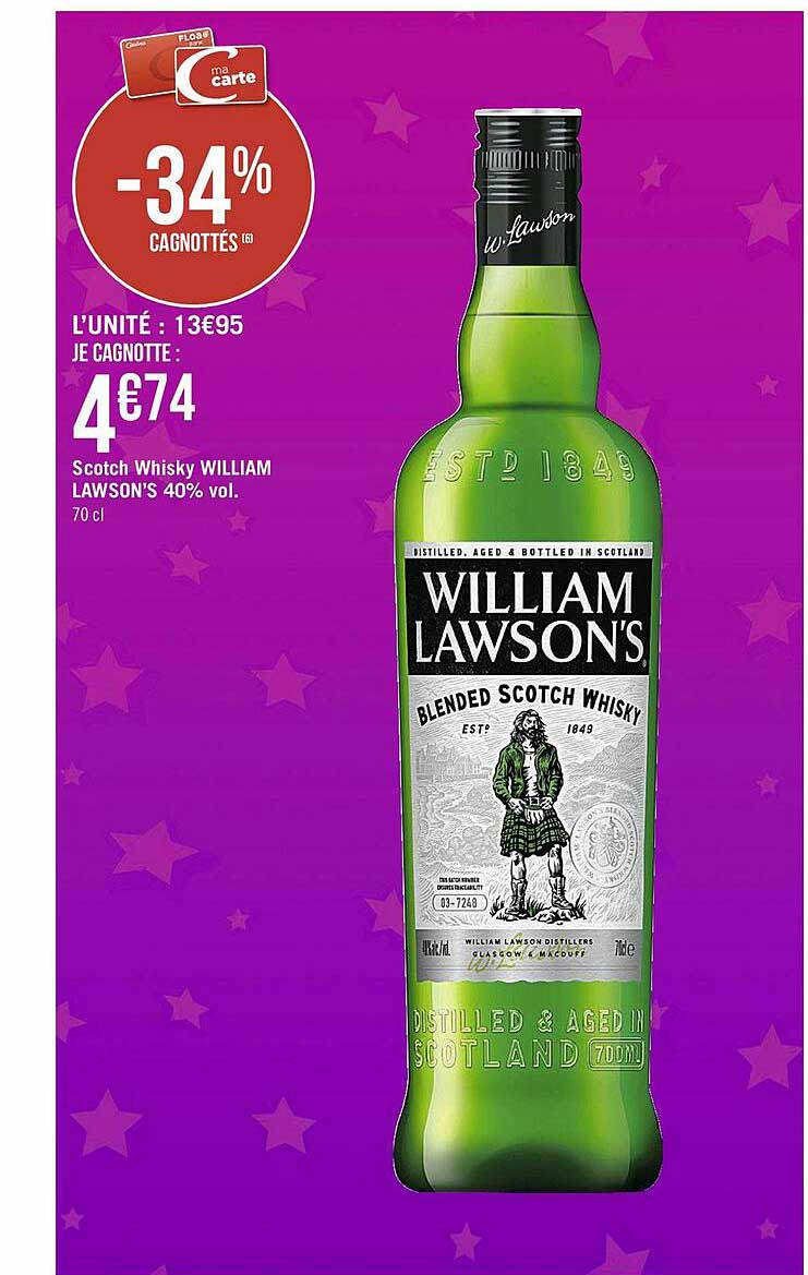 scotch whisky william lawson's 40% vol.