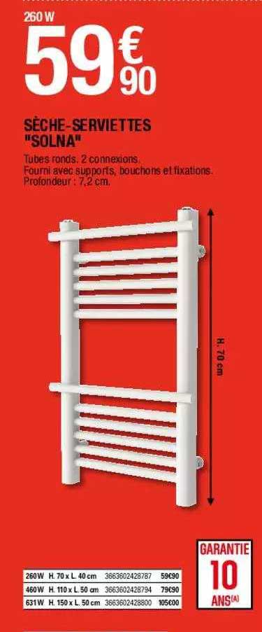 sèche-serviettes "solna"
