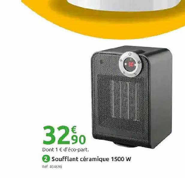 Soufflant Céramique 1500 W