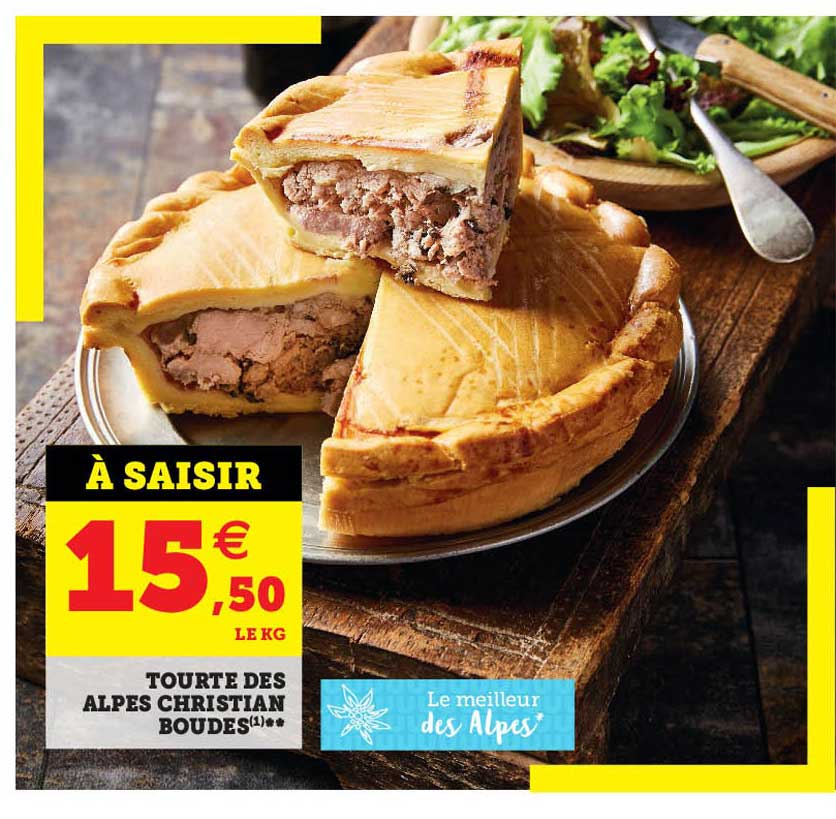 tourte des alpes christian boudes