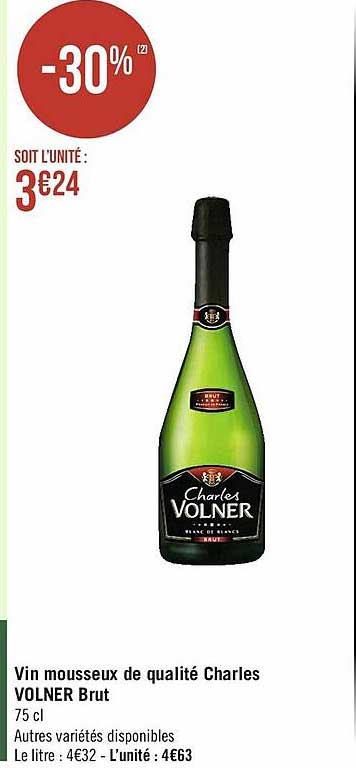 vin mousseux de qualité charles volner but
