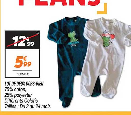 lot de deux dors-bien