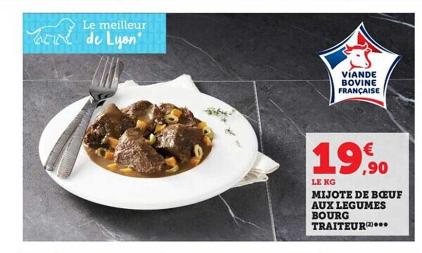 mijoté de bœuf aux légumes bourg traiteur
