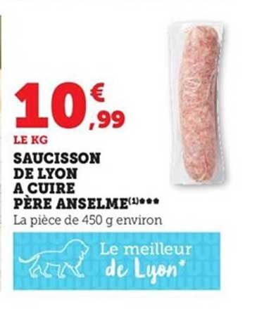 saucisson de lyon à cuire père anselme