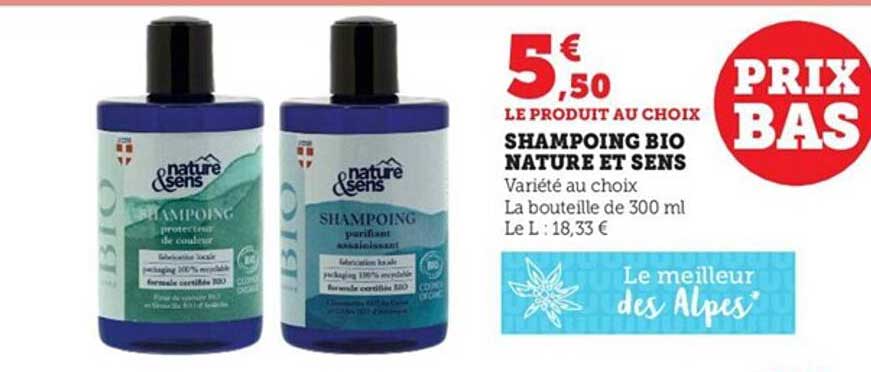 shampoing bio nature et sens