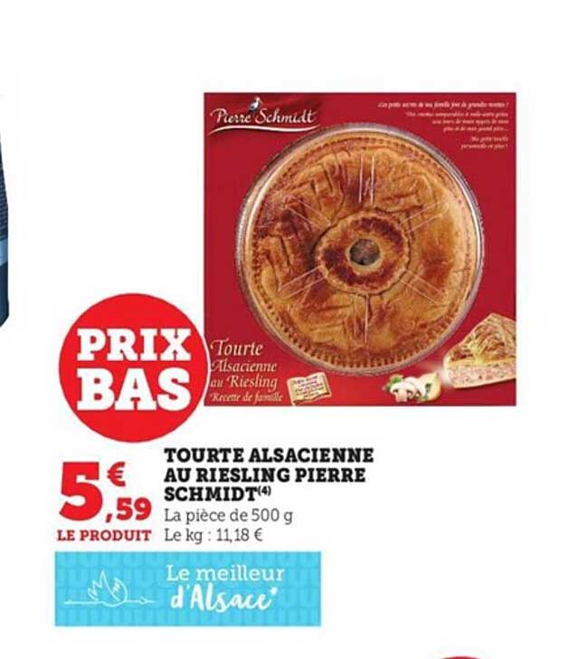 tourte alsacienne au riesling pierre schmidt