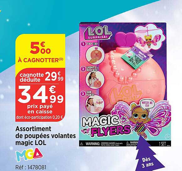 Assortiment De Poupées Volantes Magic Lol Mga