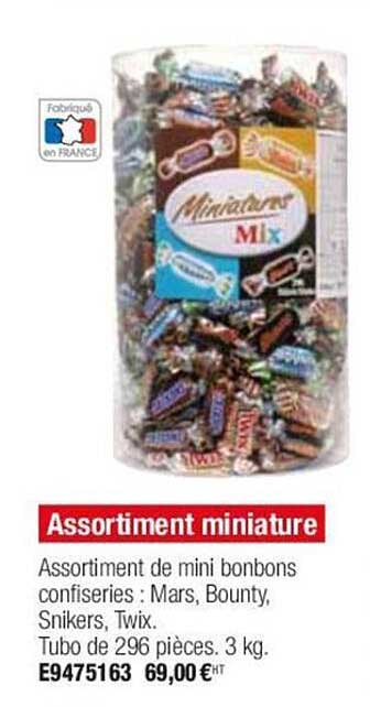 assortiment miniature