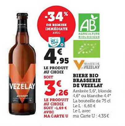 bière bio brasserie de vezelay
