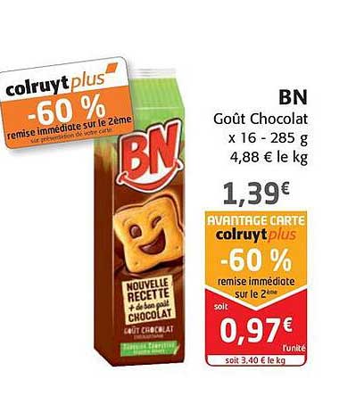 Bn Goût Chocolat