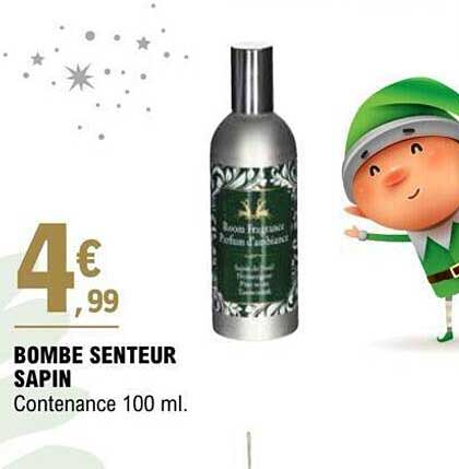 bombe senteur sapin