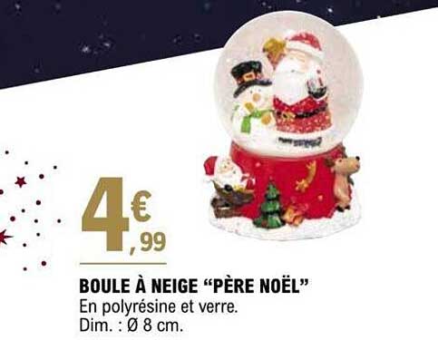 boule à neige "père noël"