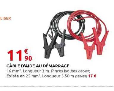 câble d'aide au démarrage