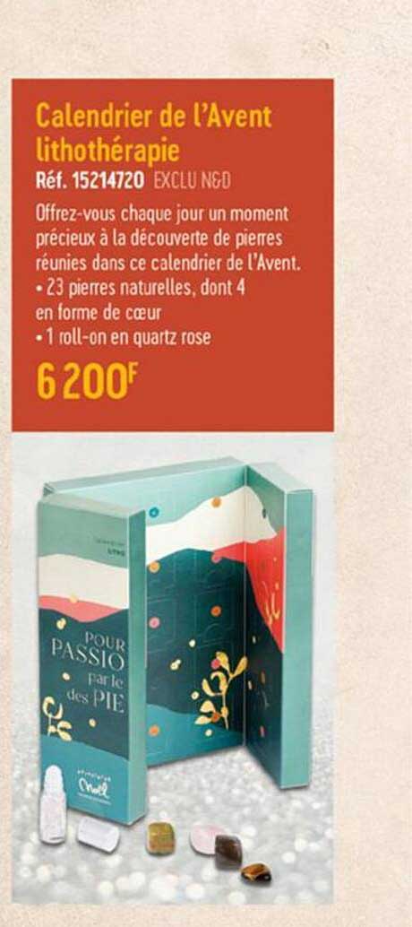 calendrier de l'avent lithothérapie