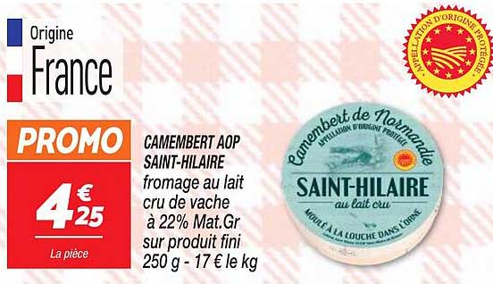 camembert aop saint-hilaire
