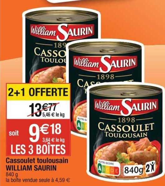 cassoulet toulousain william saurin