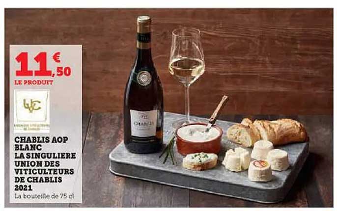 chablis aop blanc la singulière union des viticulteurs de chablis 2021