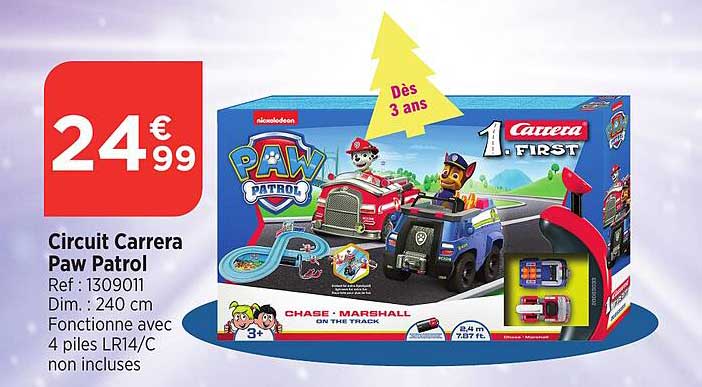 circuit carrera paw patrol