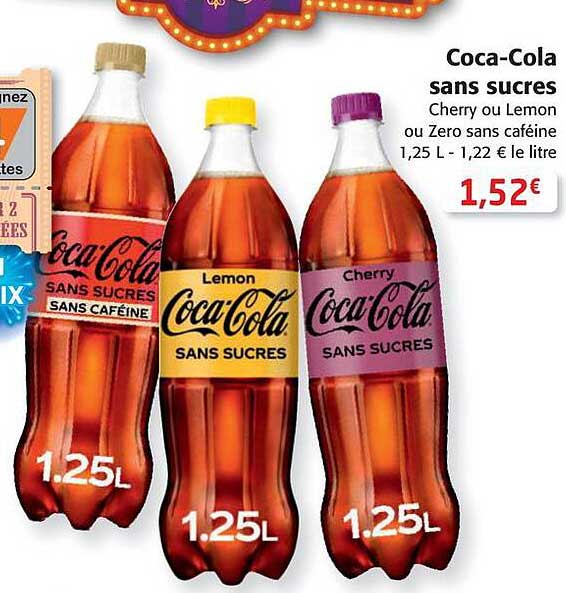 coca-cola sans sucres