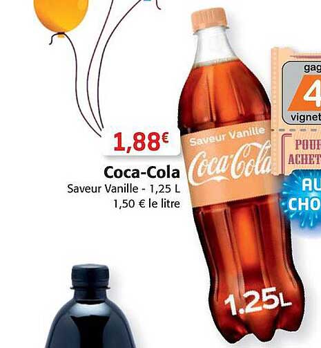 coca-cola saveur vanille