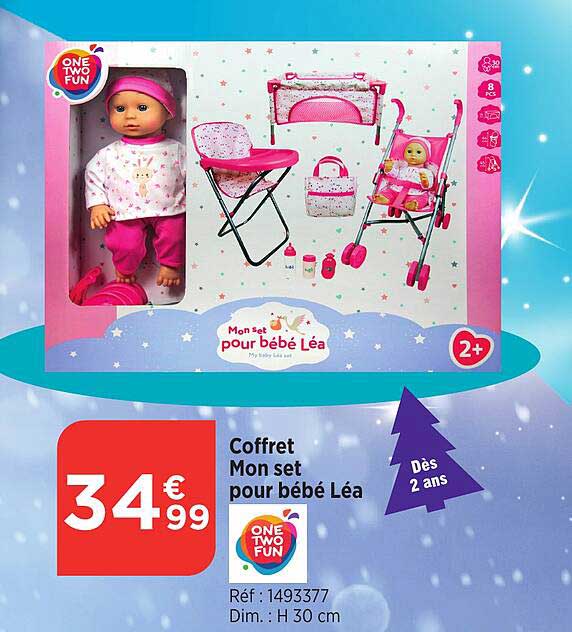 coffret mon set pour bébé léa one two fun