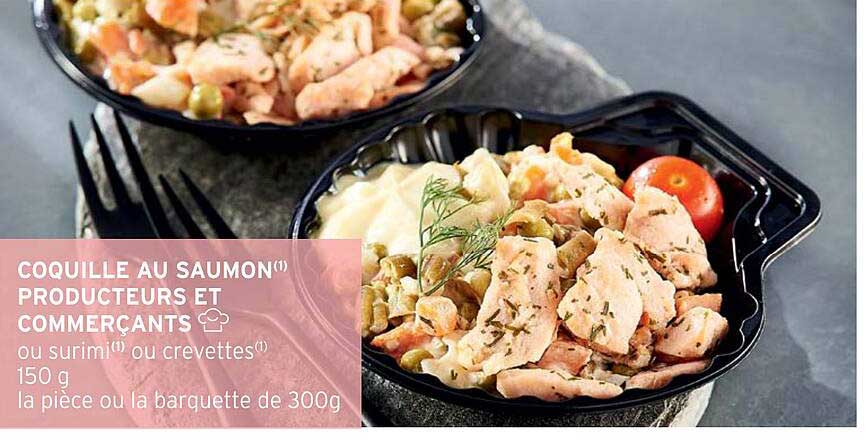 coquille au saumon producteurs et commercants