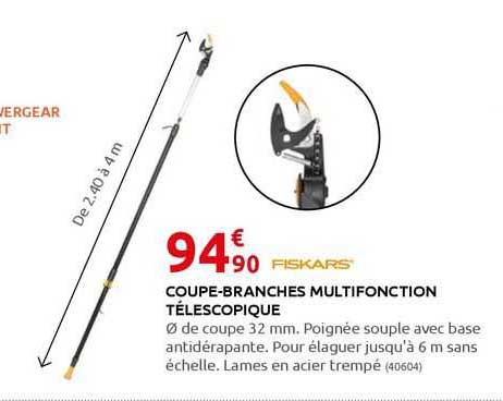 coupe-brances multifonction télescopique