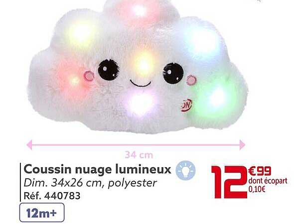 Coussin Nuage Lumineux
