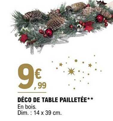 Déco De Table Pailletée