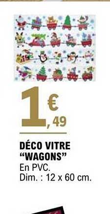 déco vitre "wagons"