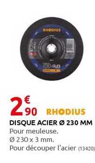 Disque Acier ø 230 Mm