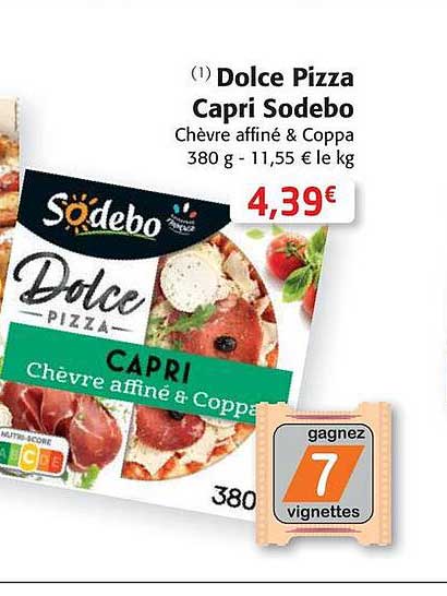 Dolce Pizza Capri Sodebo
