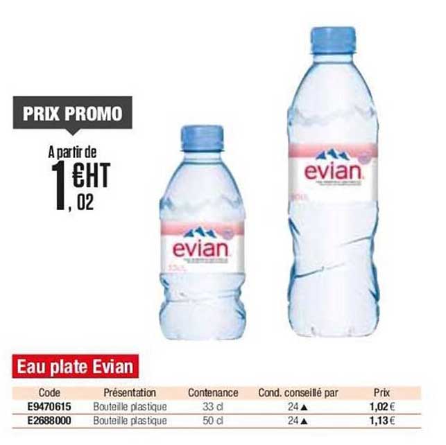 Eau Plate Evian