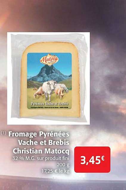 fromage pyrénées vache et brebis christian matocq