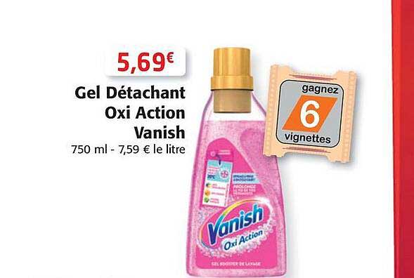 gel détachant oxi action  vanish