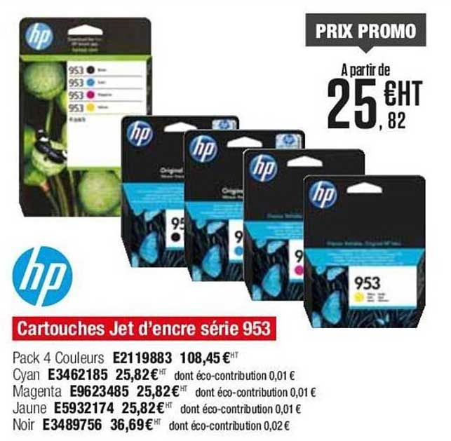 hp cartouches jet d'encre série 953