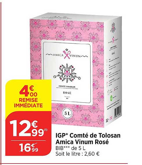 igp comté de tolosan amica vinum rosé