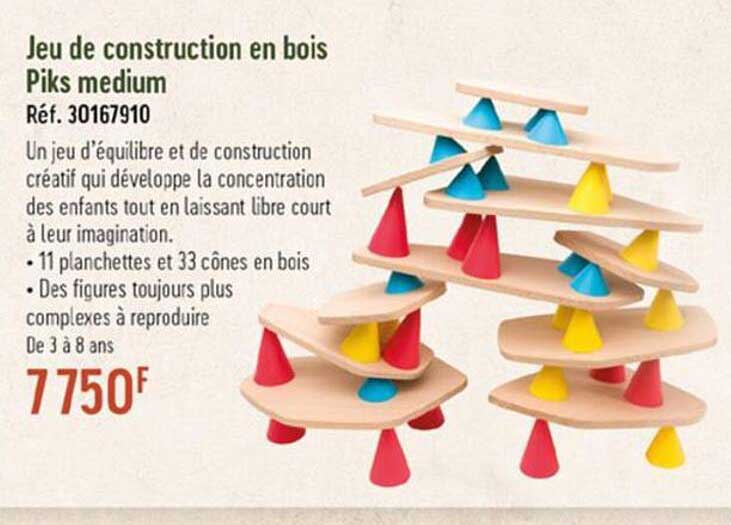 Jeu De Construction En Bois Piks Medium