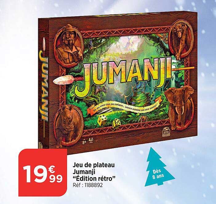 Jeu De Plateau Jumanji "édition Rétro"