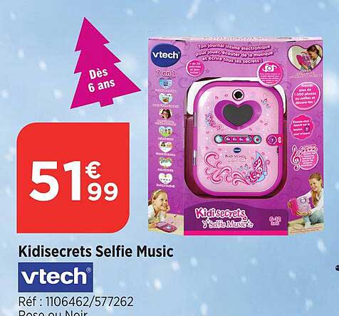 kidisecrets selfie music vtech